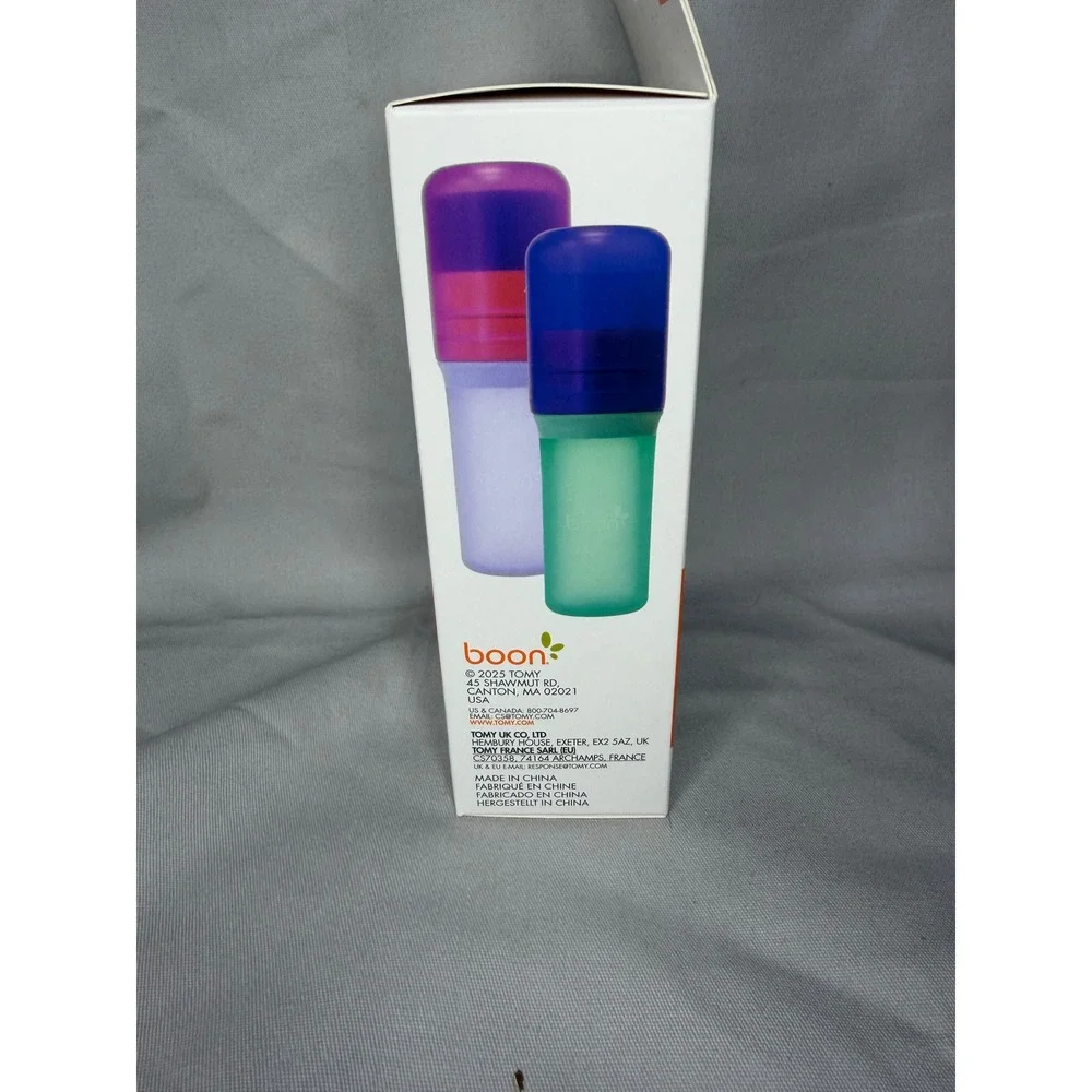 Boon YUVI Sunscreen Applicator 2-Pack Mess Free Silicone Refillable Travel Set